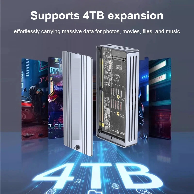 حاوية USB4 40 جيجابت في الثاني - مراجعة Thunderbolt 4 External Ssd 4Tb وسعره