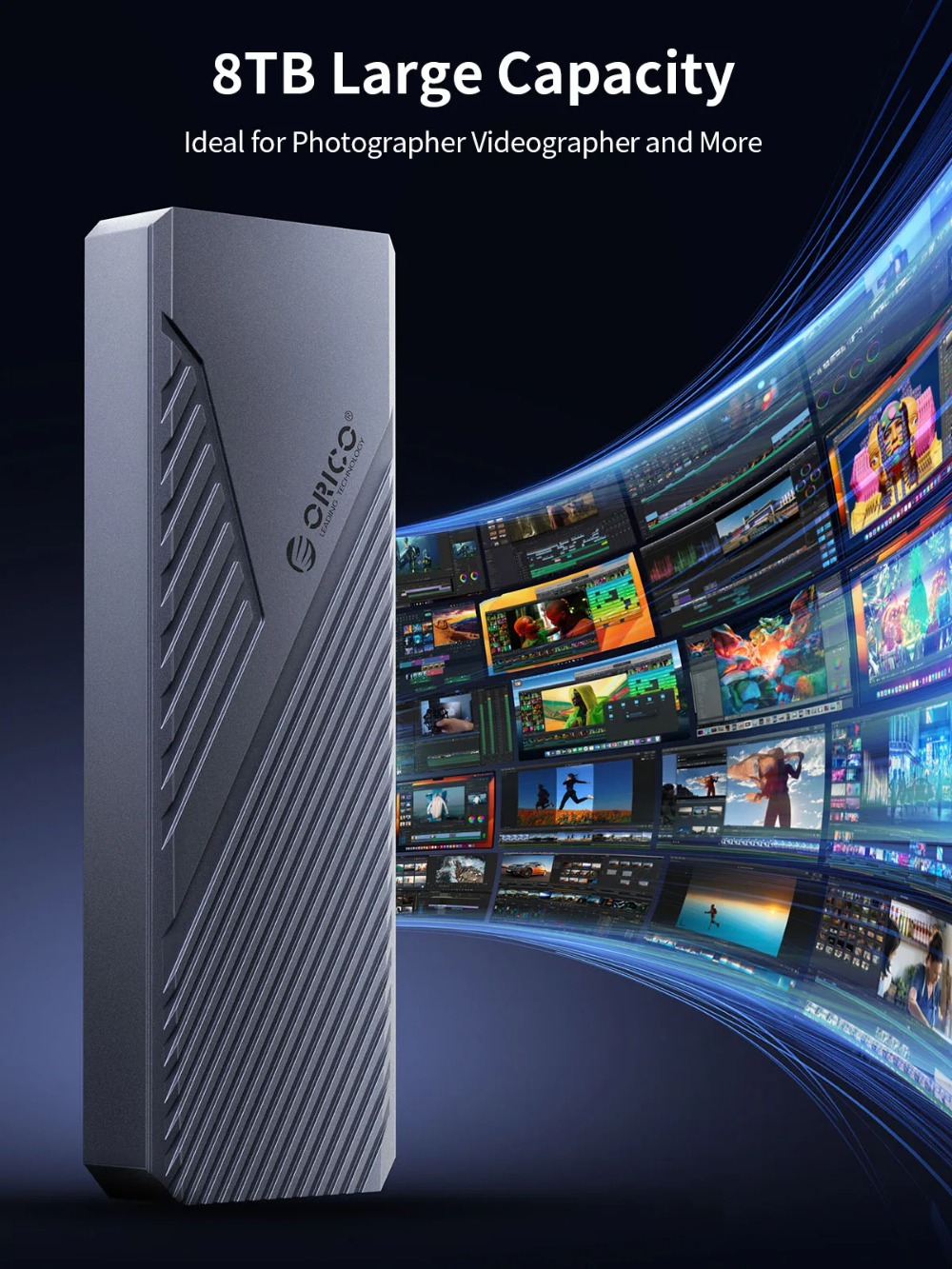 حافظة خارجية من الألومنيوم مع  - مراجعة Usb4 40Gbps External Ssd 8Tb وسعره