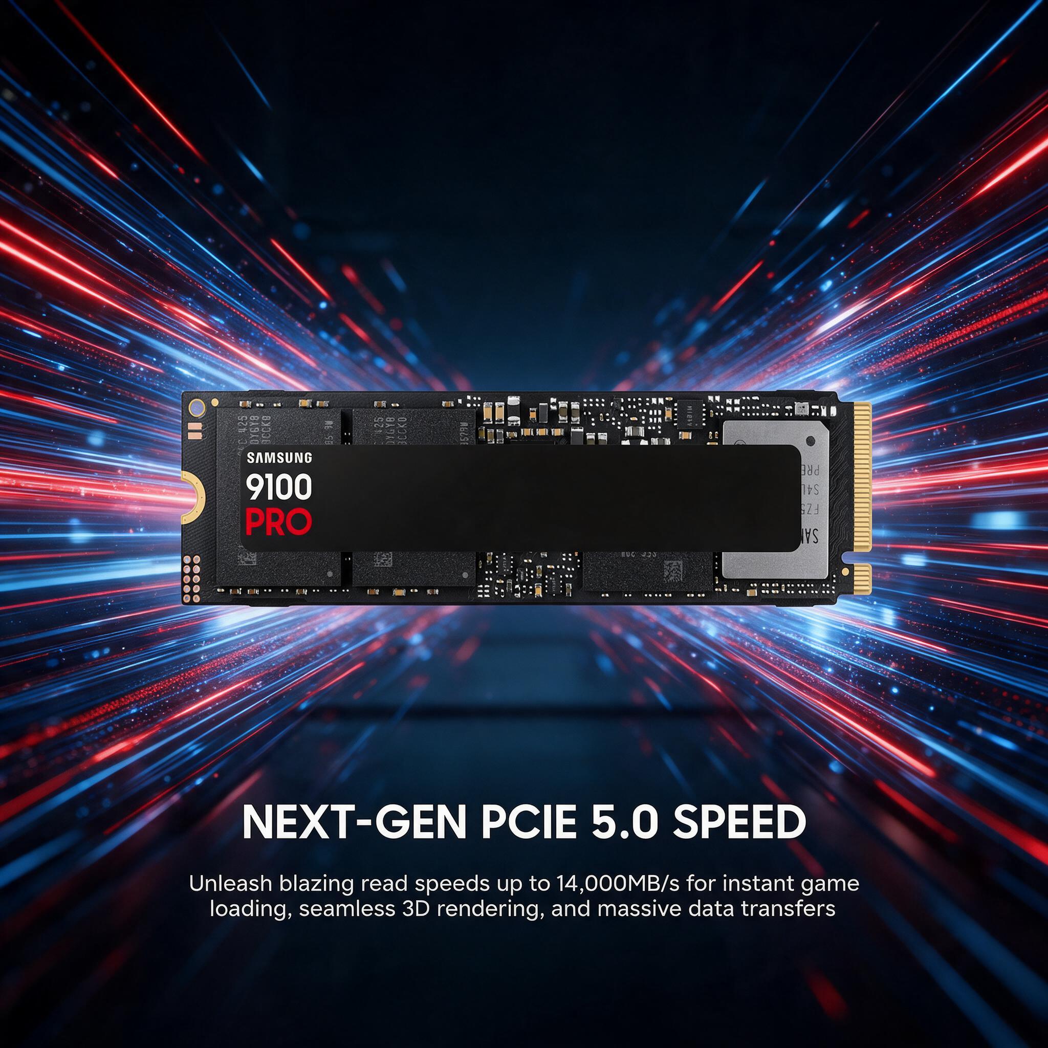 قرص تخزين داخلي أصلي من سامسون - مراجعة Nvme Pcie 5.0 Ssd 4Tb وسعره
