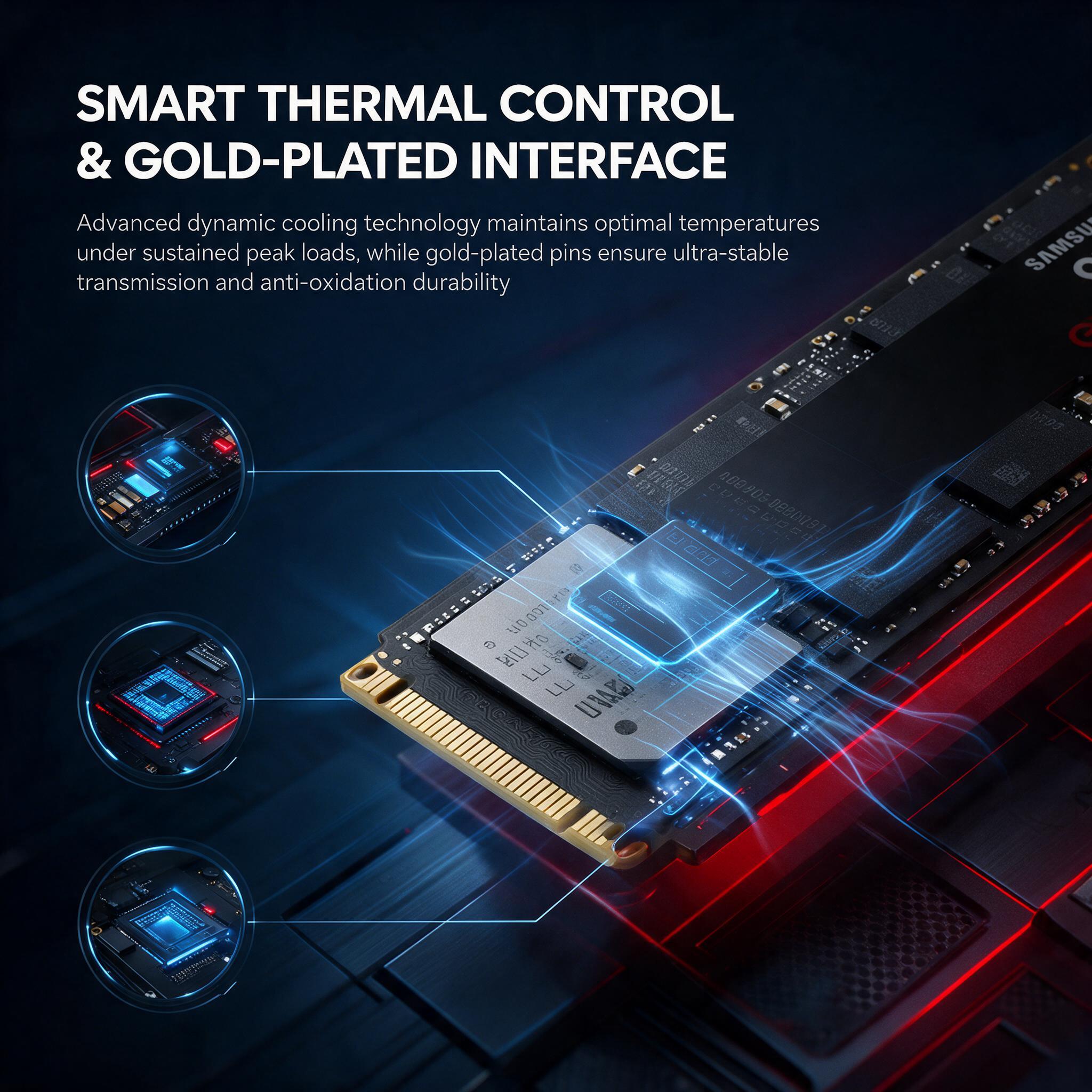 قرص تخزين داخلي أصلي من سامسون - مراجعة Nvme Pcie 5.0 Ssd 4Tb وسعره