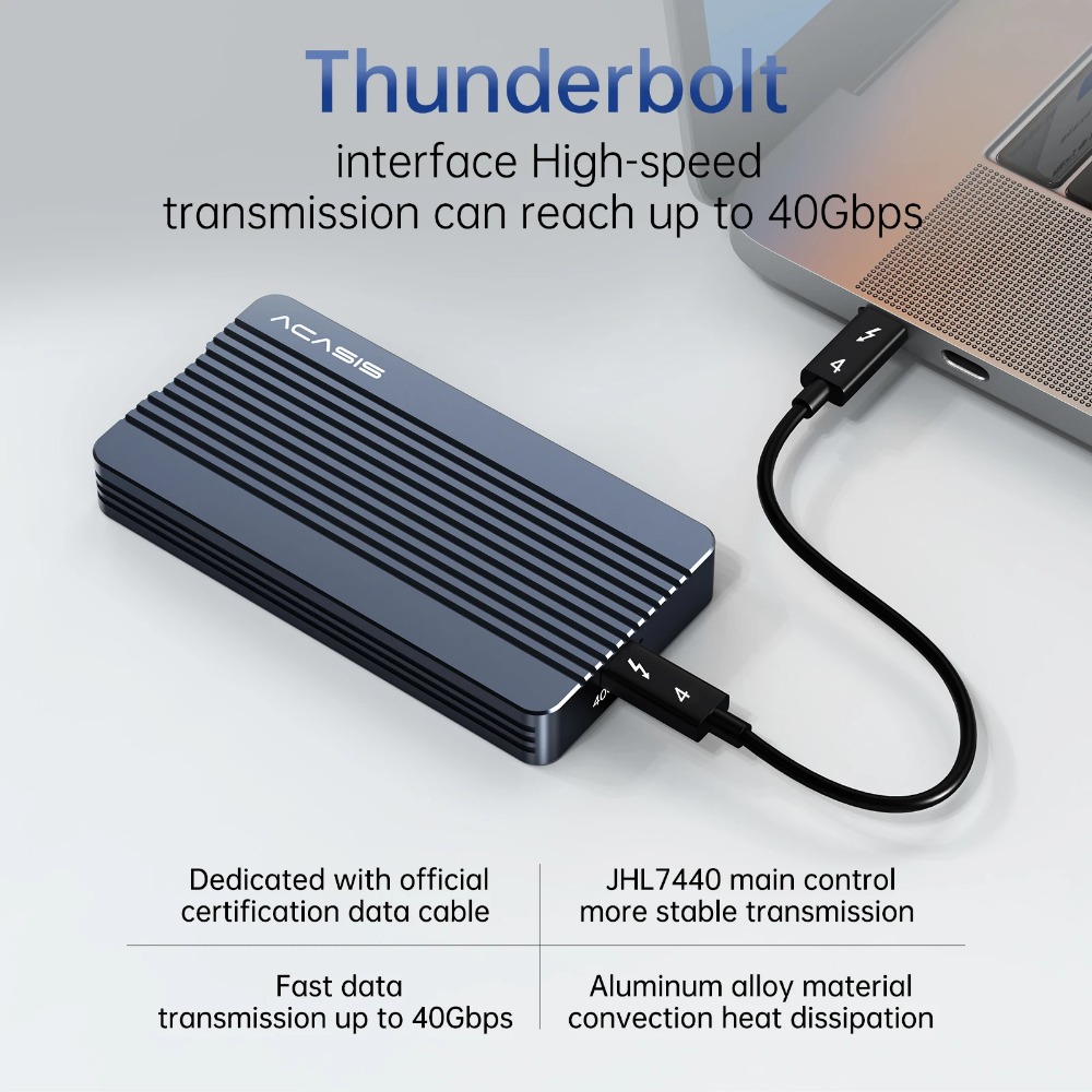 حاوية ACASIS 40 جيجابت في الثا - مراجعة 8Tb M2 Nvme Ssd وسعره